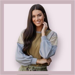 We the Free Feelin It Patchwork Army Combo Thermal Top